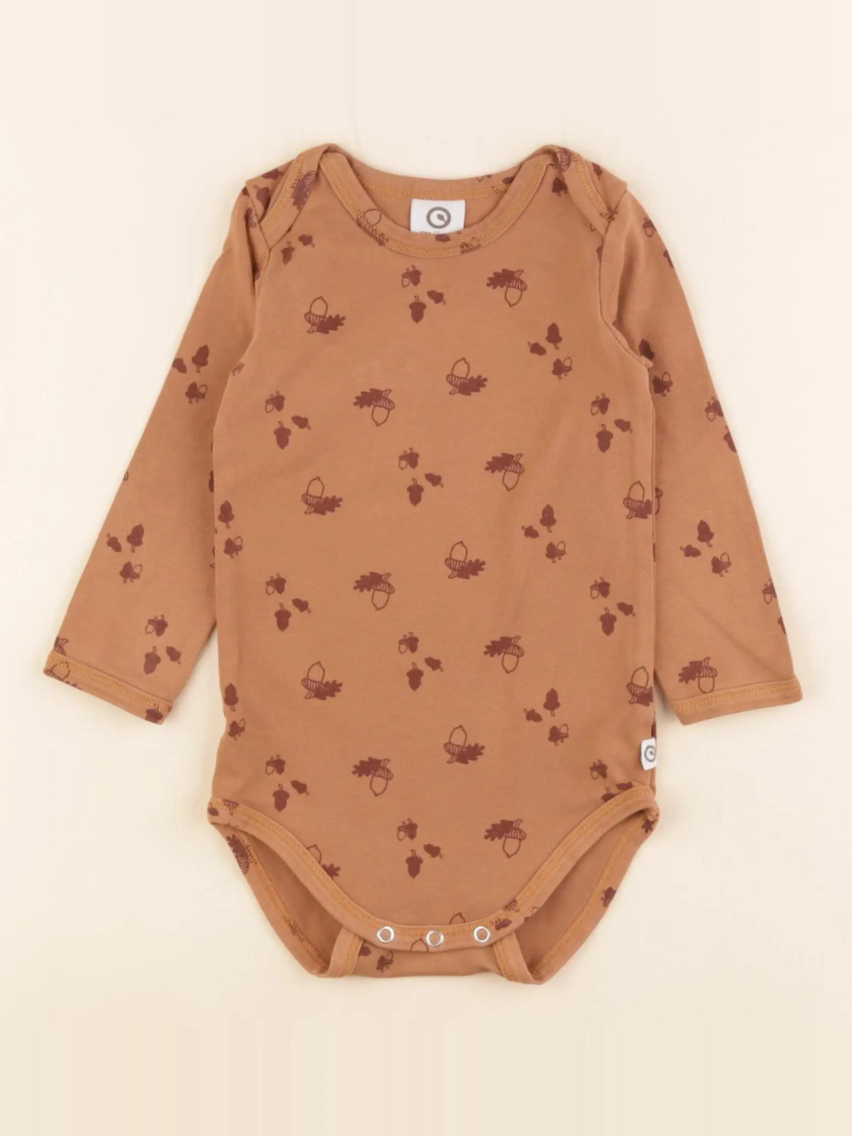 Müsli - body marron - 6/9 mois