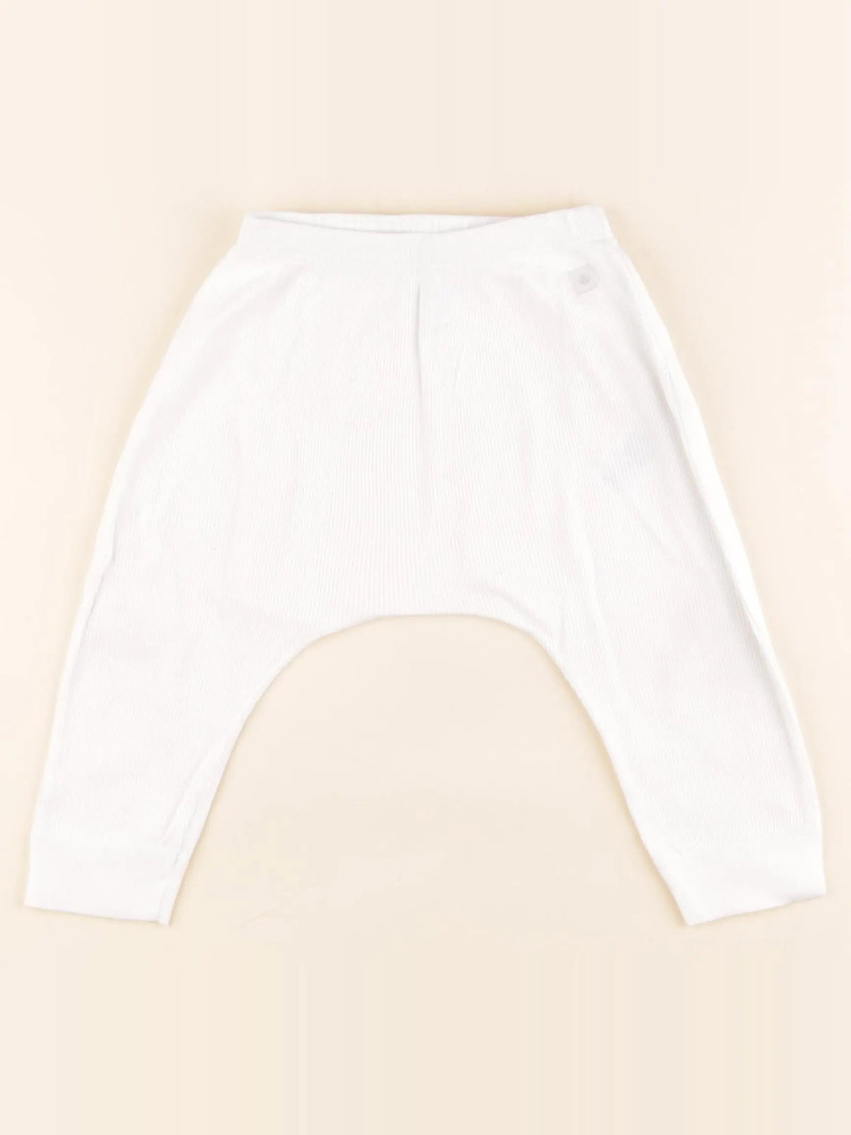 Petit Bateau - legging blanc - 12 mois