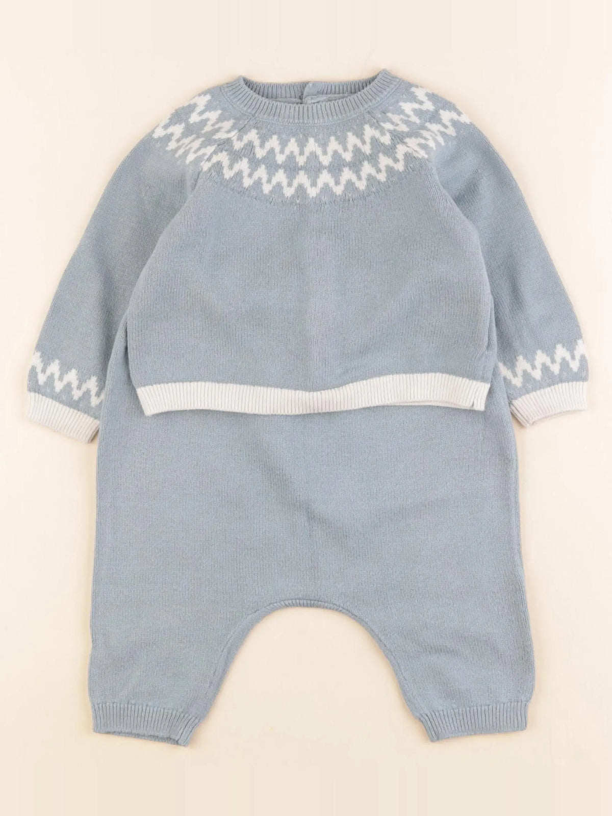 Cyrillus - ensemble bleu - 6 mois