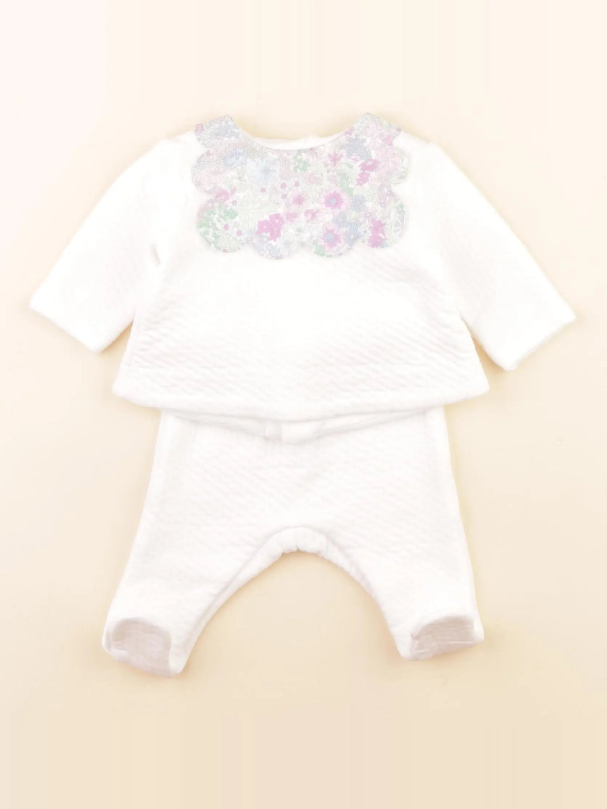 Jacadi - ensemble blanc - 1 mois