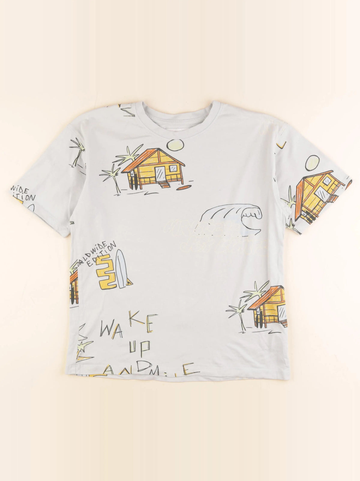 Zara - tee-shirt bleu - 11/12 ans