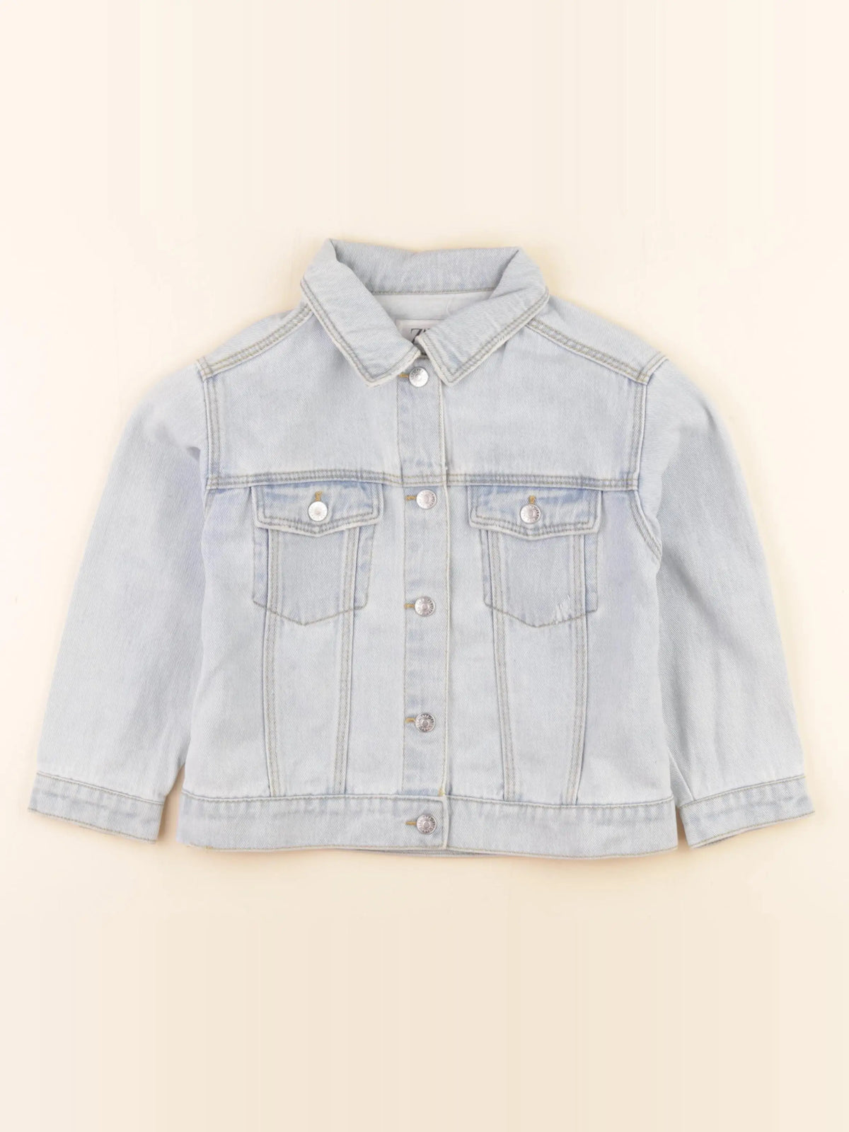 Zara - veste imprimé au dos bleu - 4/5 ans
