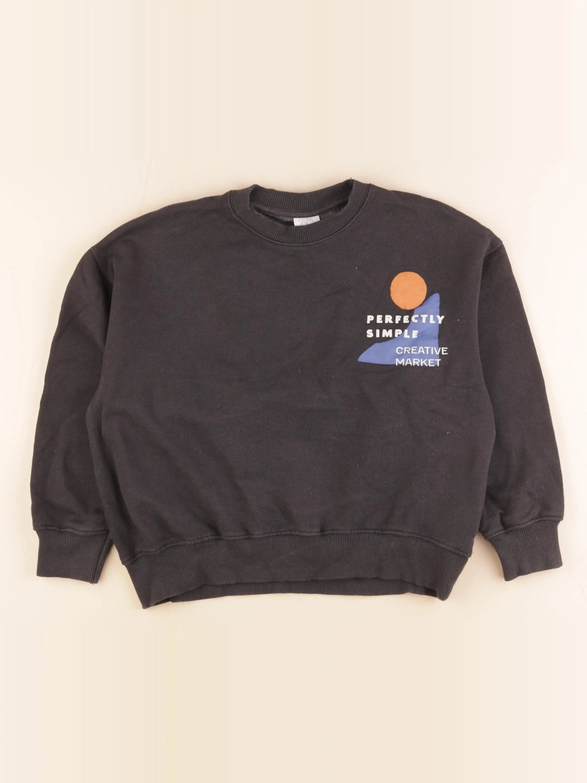 Zara - sweat noir - 9/10 ans