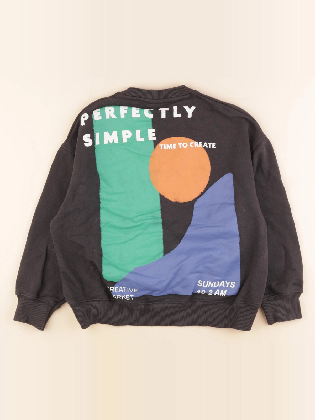 Zara - sweat noir - 9/10 ans