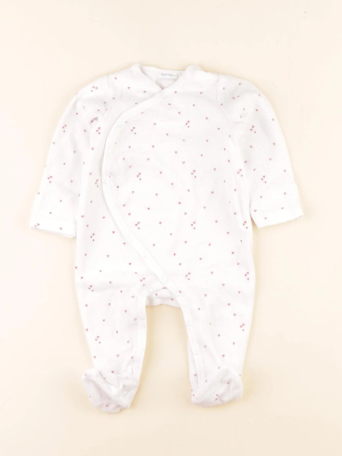 Boutchou - pyjama velours blanc - 3 mois