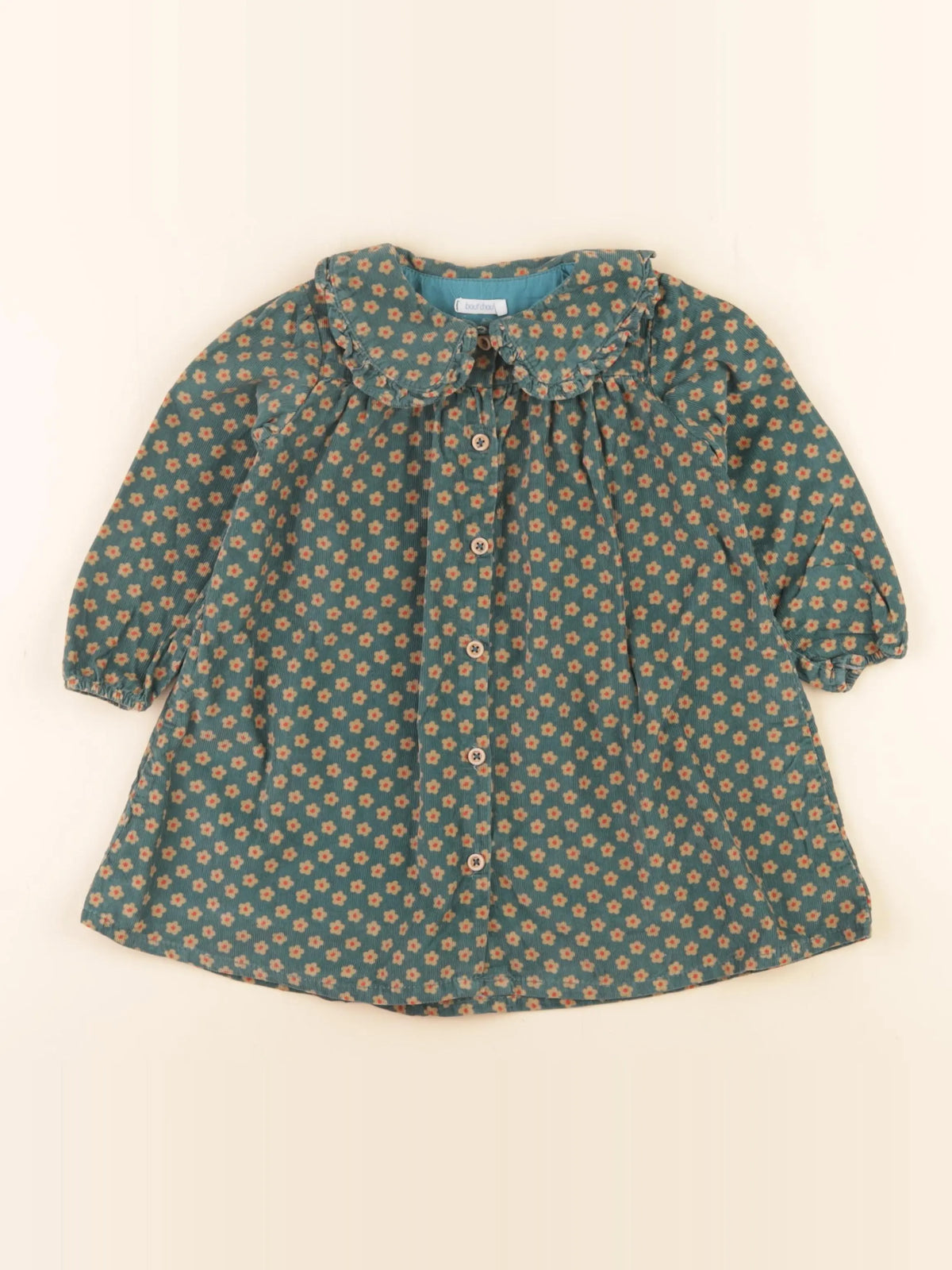 Boutchou - robe vert - 18 mois