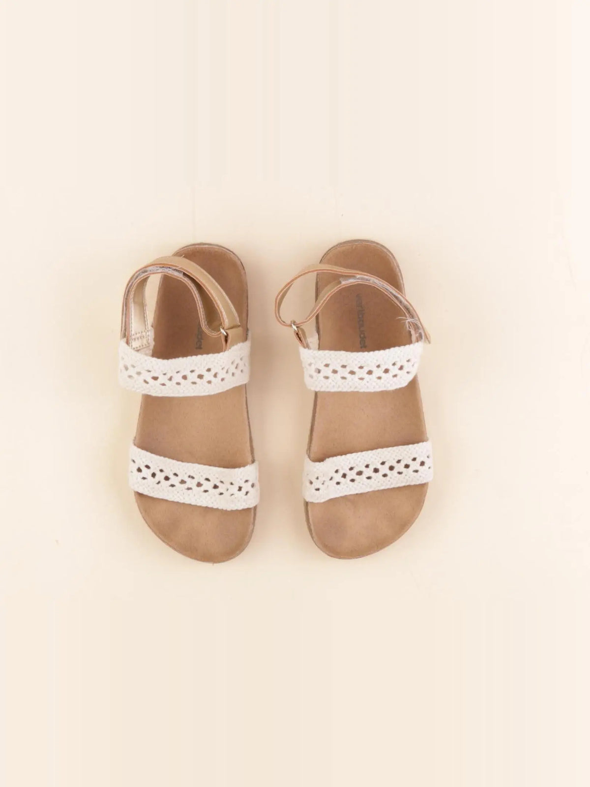 Vertbaudet - sandales beige - pointure 34