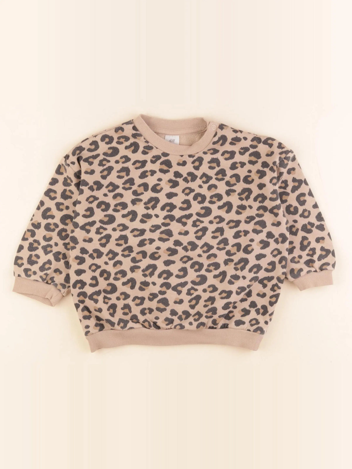 H&M - sweat marron - 12/18 mois