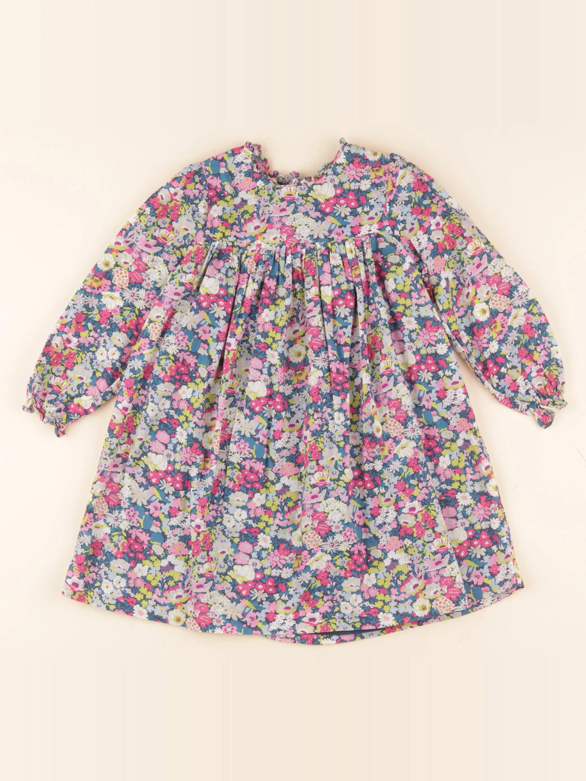 Jacadi - robe liberty multicolore - 4 ans