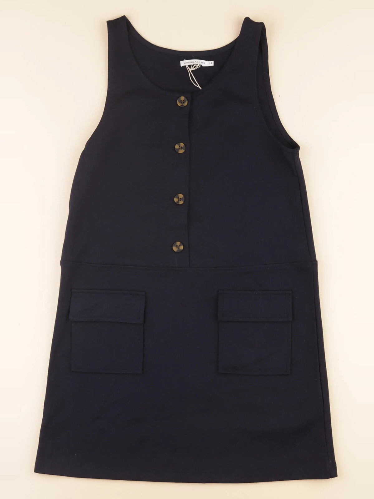 Monoprix - robe bleu - 14 ans