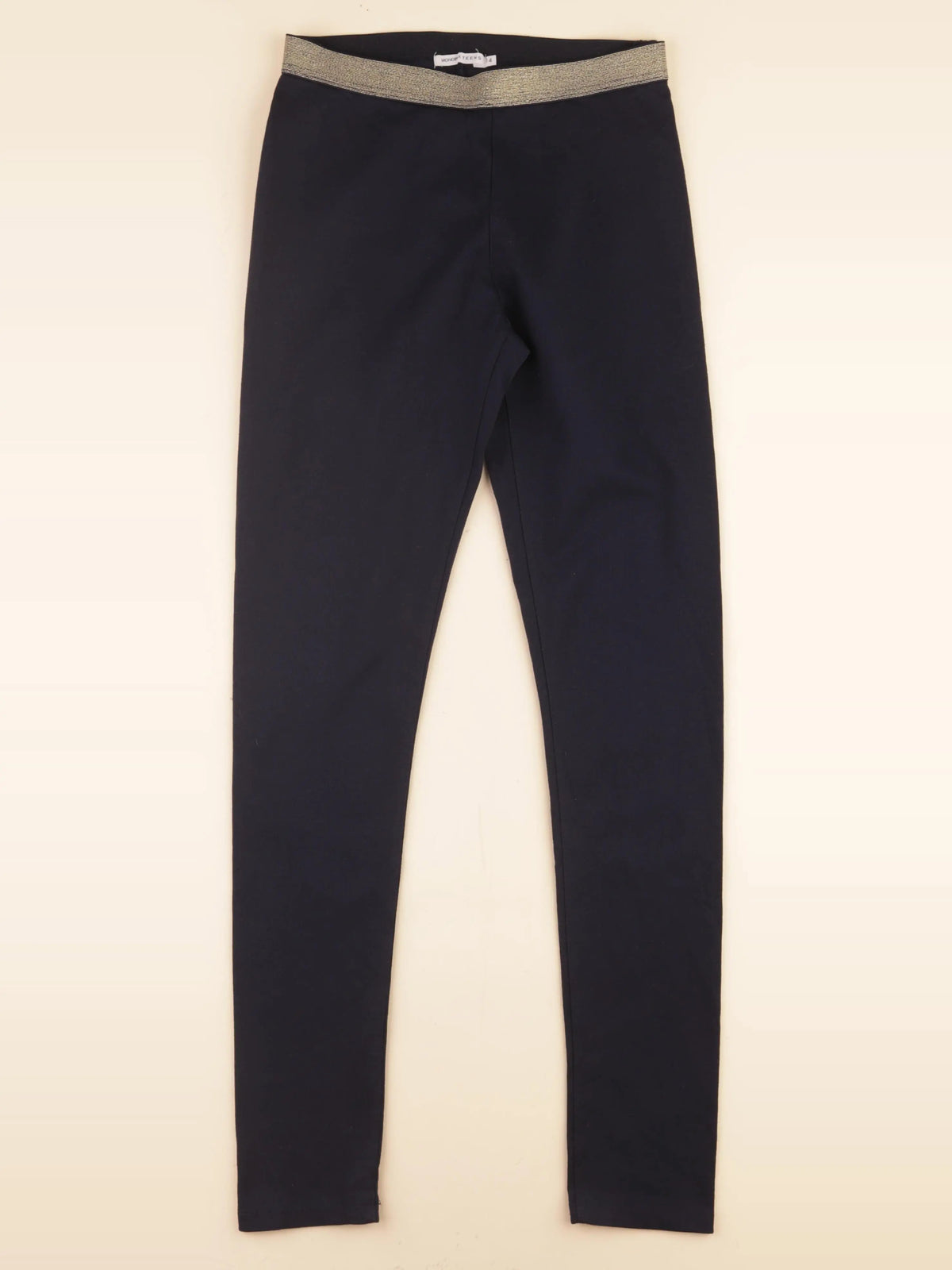 Monoprix - legging bleu - 14 ans