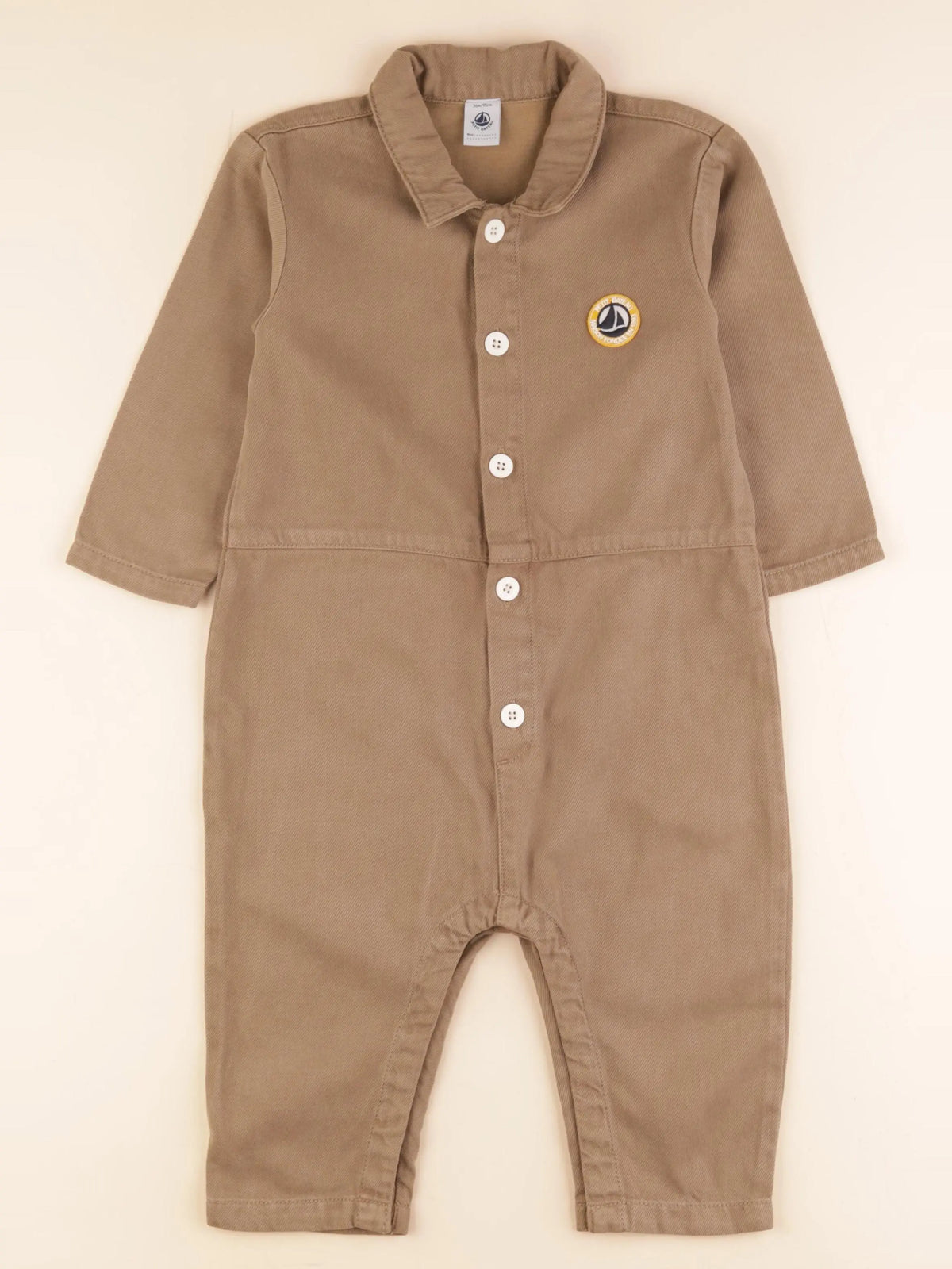 Petit Bateau - combinaison marron - 36 mois