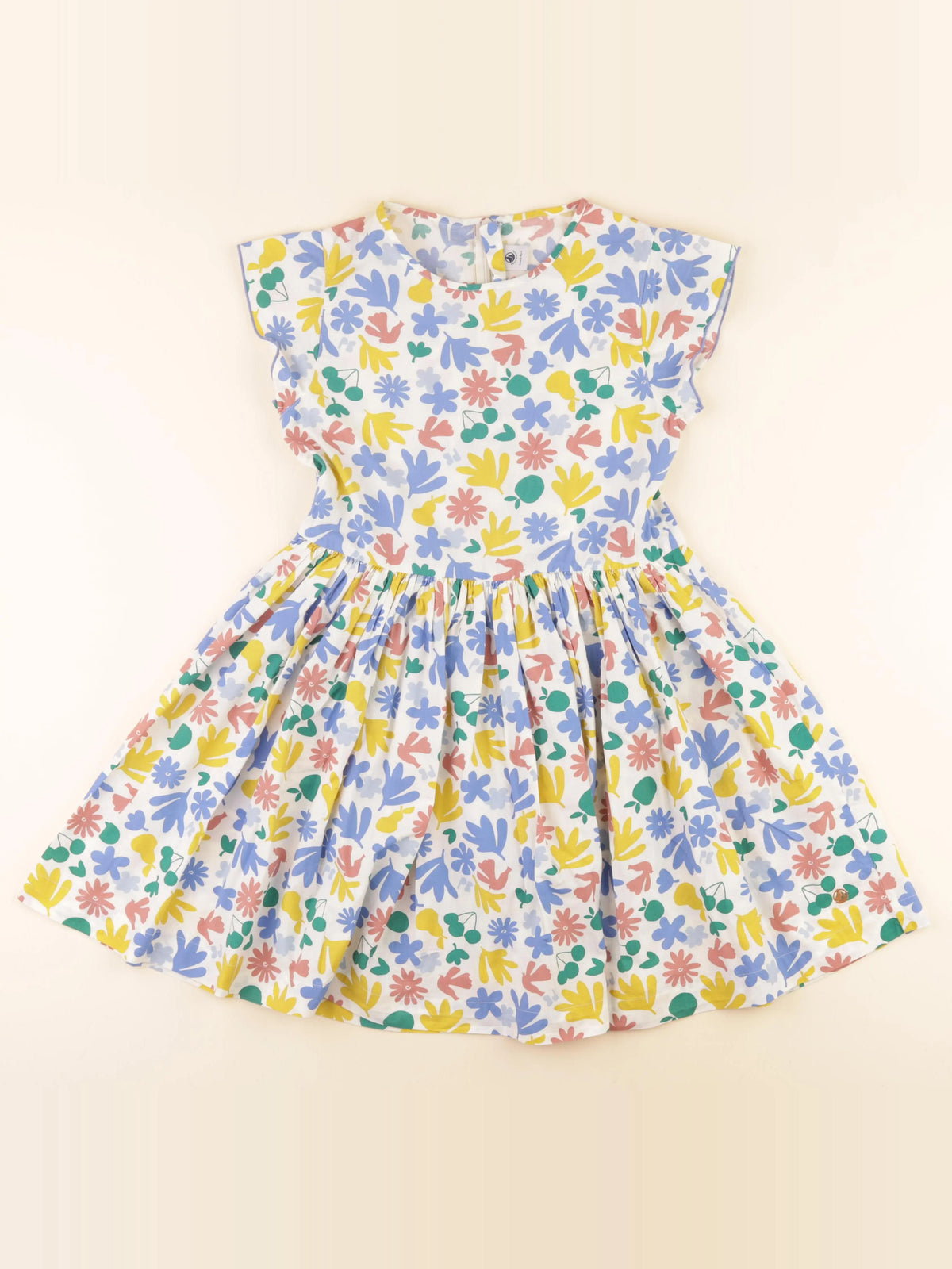 Petit Bateau - robe multicolore - 10 ans