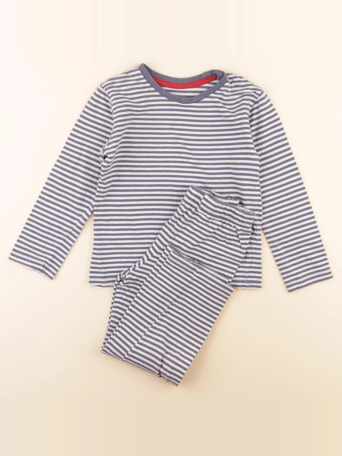Vertbaudet - pyjama coton bleu - 6 ans