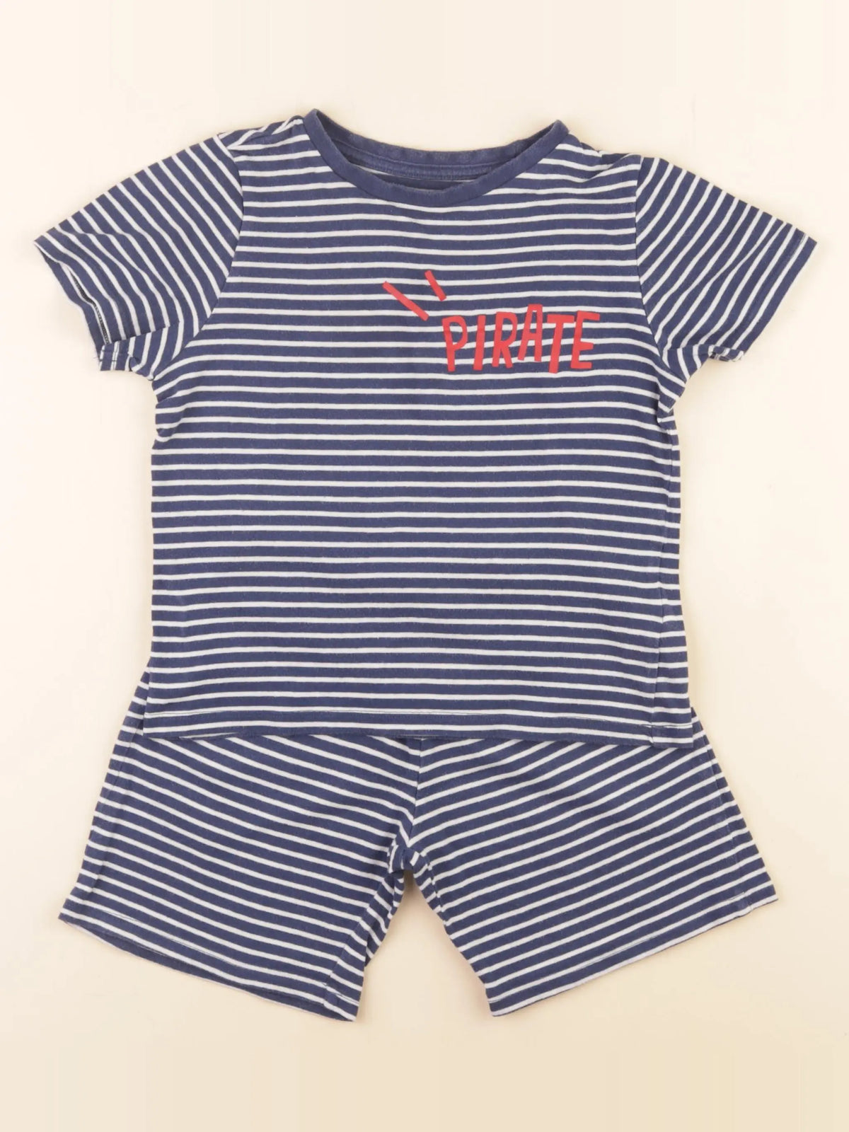 Vertbaudet - pyjama coton bleu - 6 ans