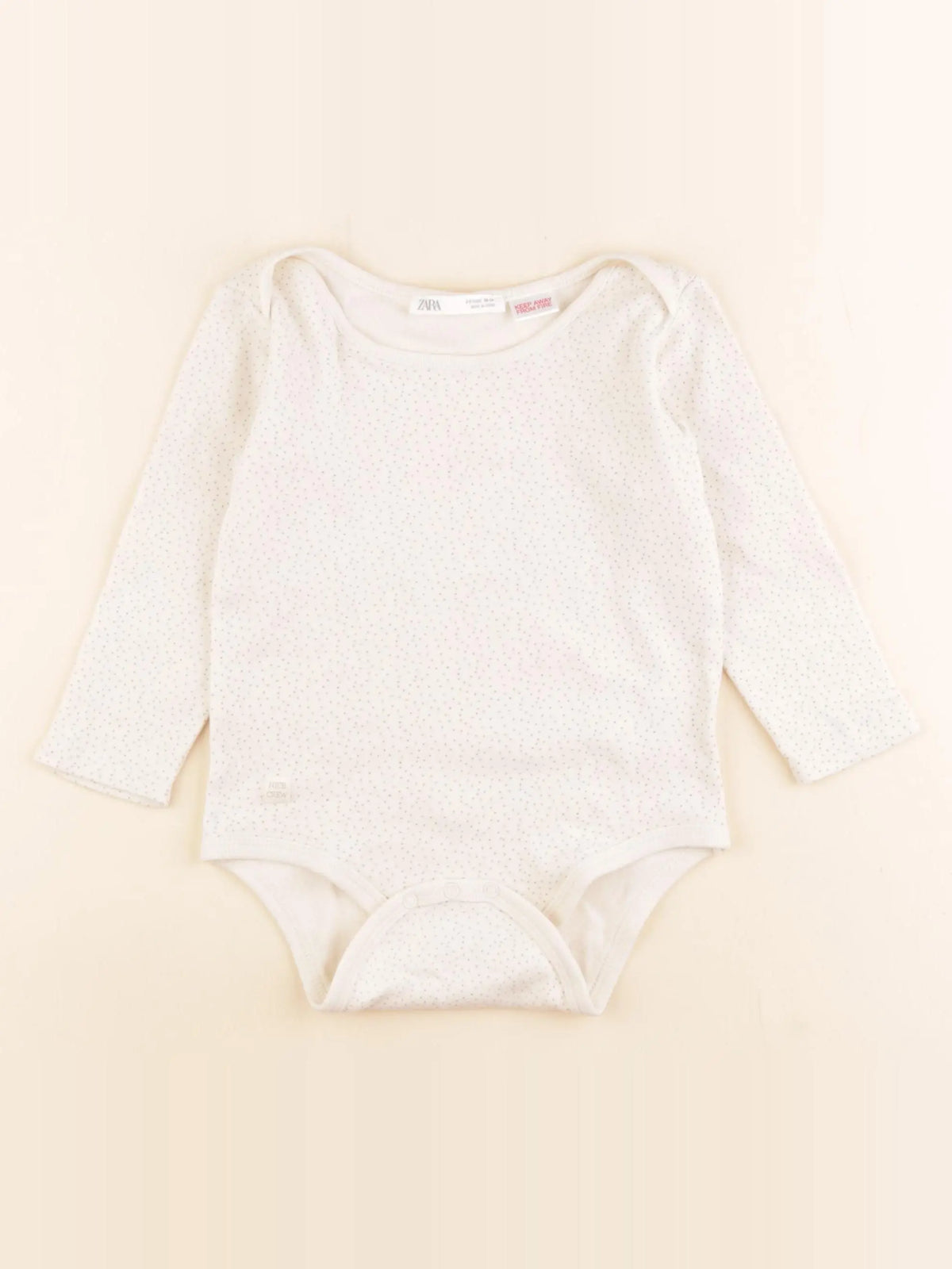 Zara - body beige - 2/3 ans