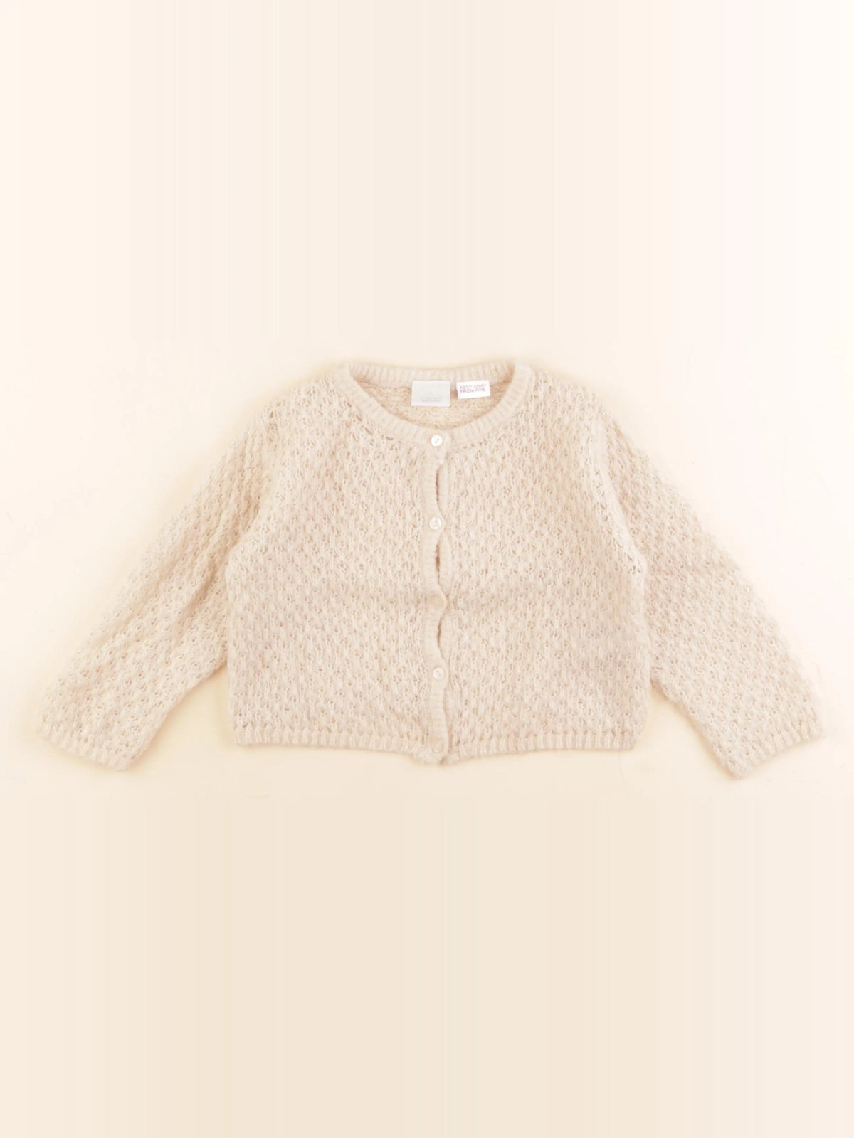 Zara - gilet beige - 3 ans