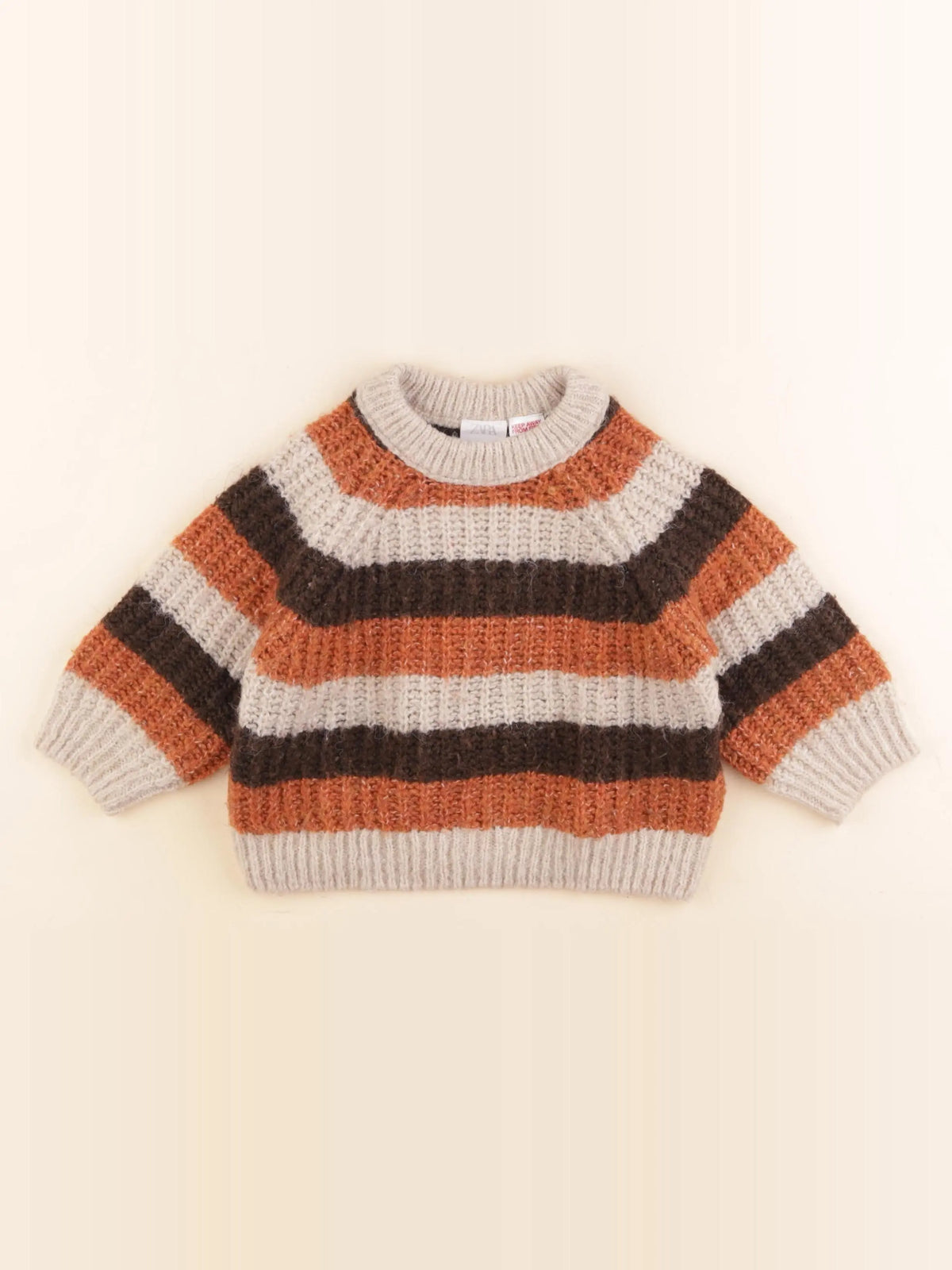 Zara - pull beige - 12/18 mois