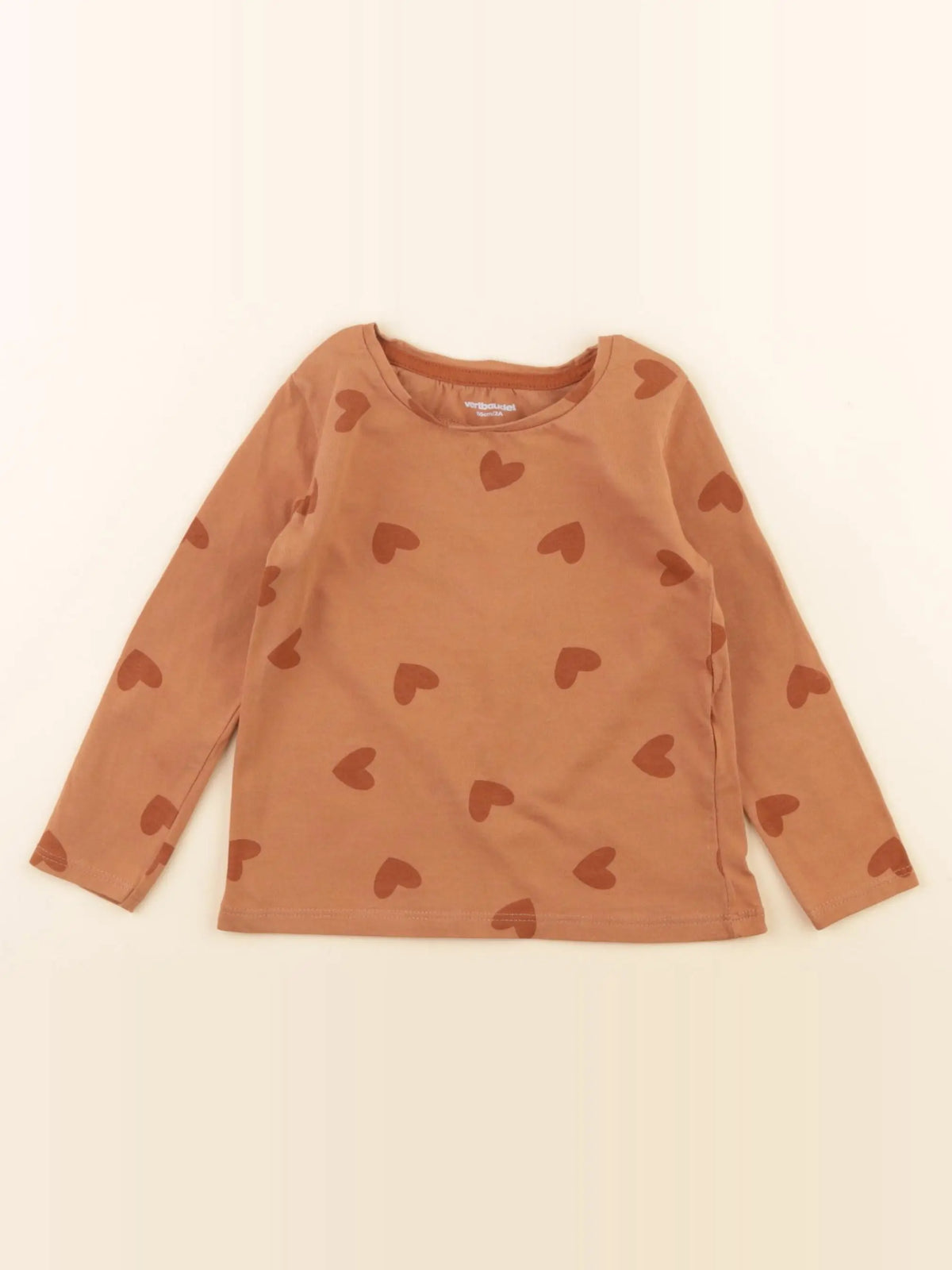Vertbaudet - tee-shirt orange - 2 ans
