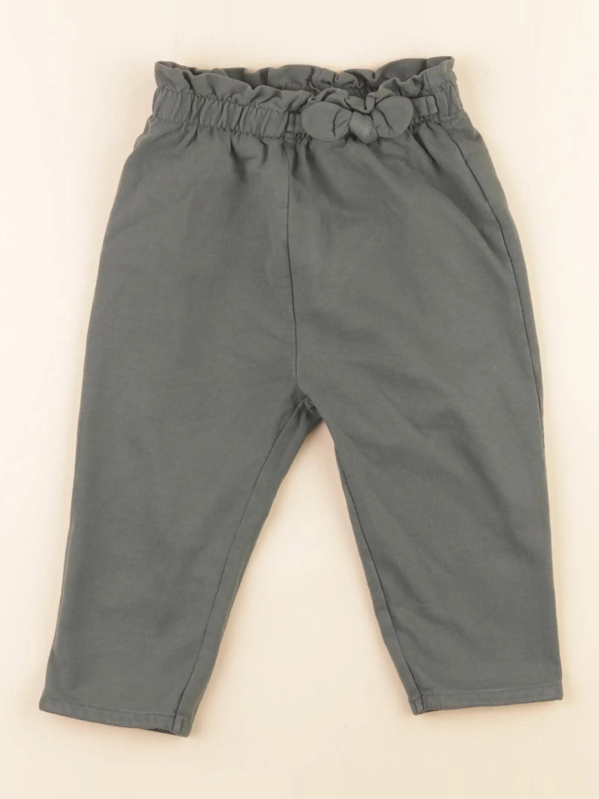 Vertbaudet - pantalon vert - 24 mois