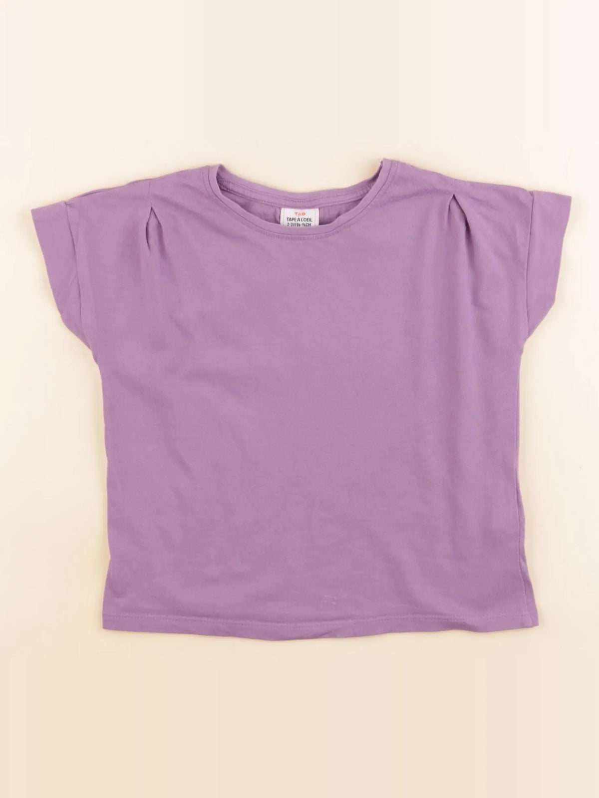 Tape à l'oeil - tee-shirt violet - 2/3 ans