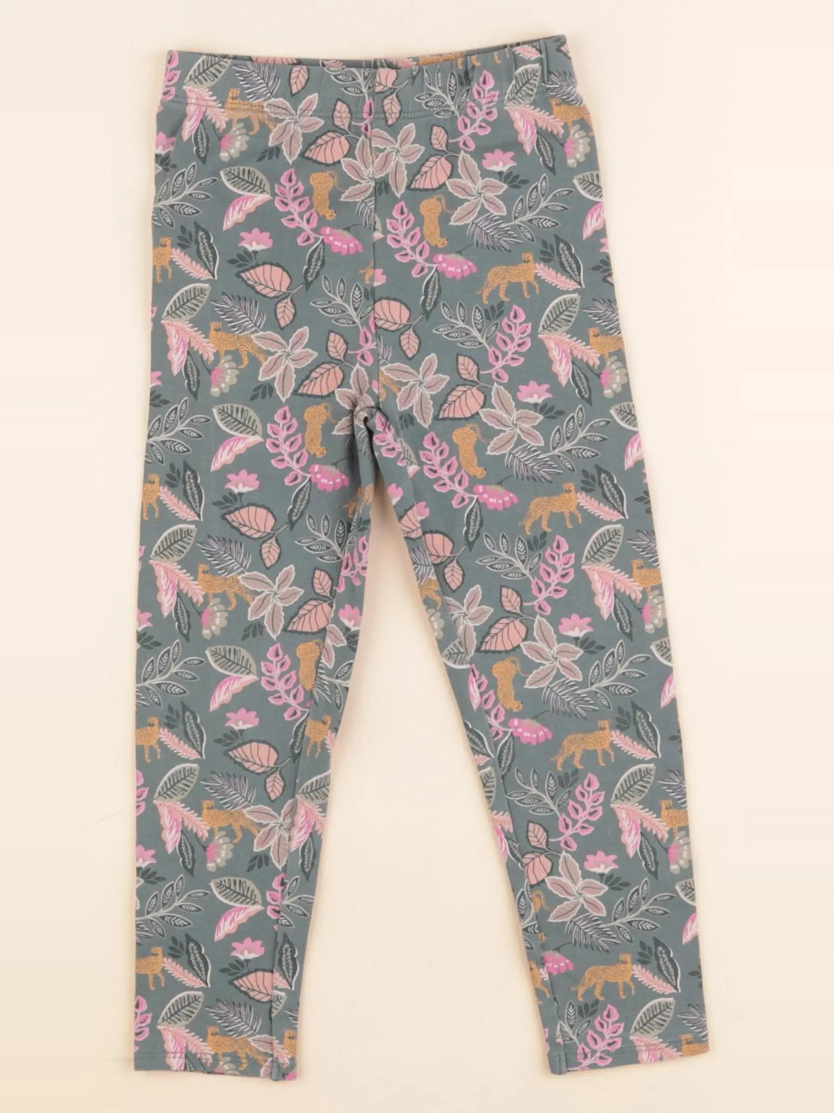 Vertbaudet - legging vert - 4 ans