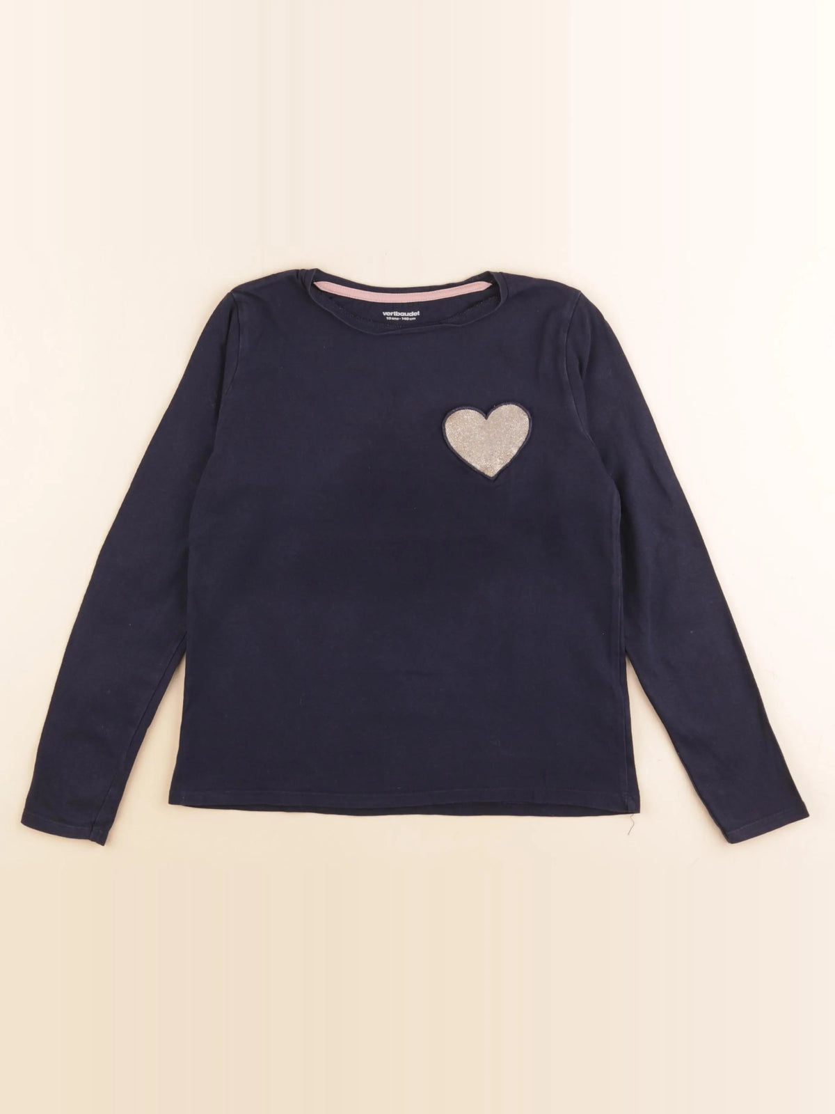 Vertbaudet - tee-shirt bleu - 10 ans