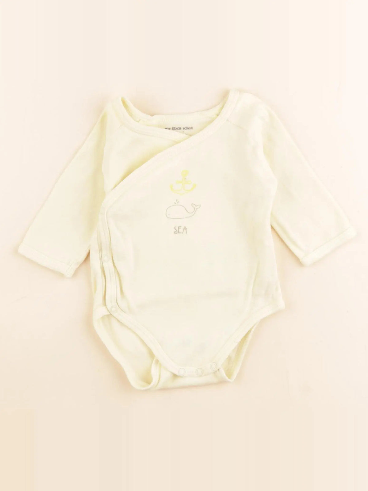 Vertbaudet - body jaune - 3 mois