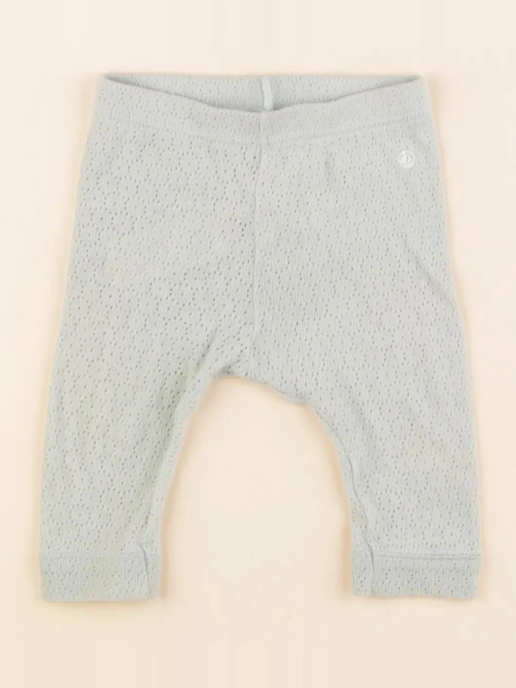 Petit Bateau - legging bleu - 3 mois