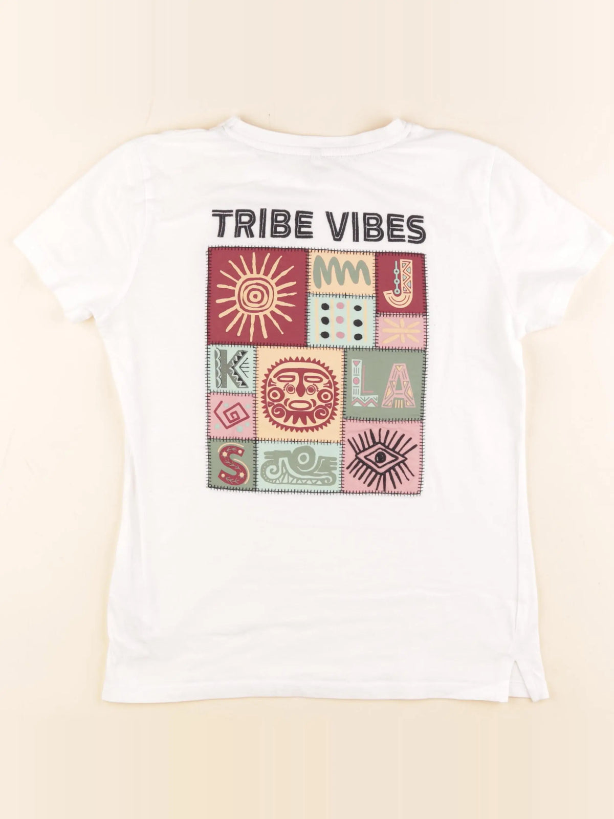Kids Only - tee-shirt imprimé au dos blanc - 11/12 ans