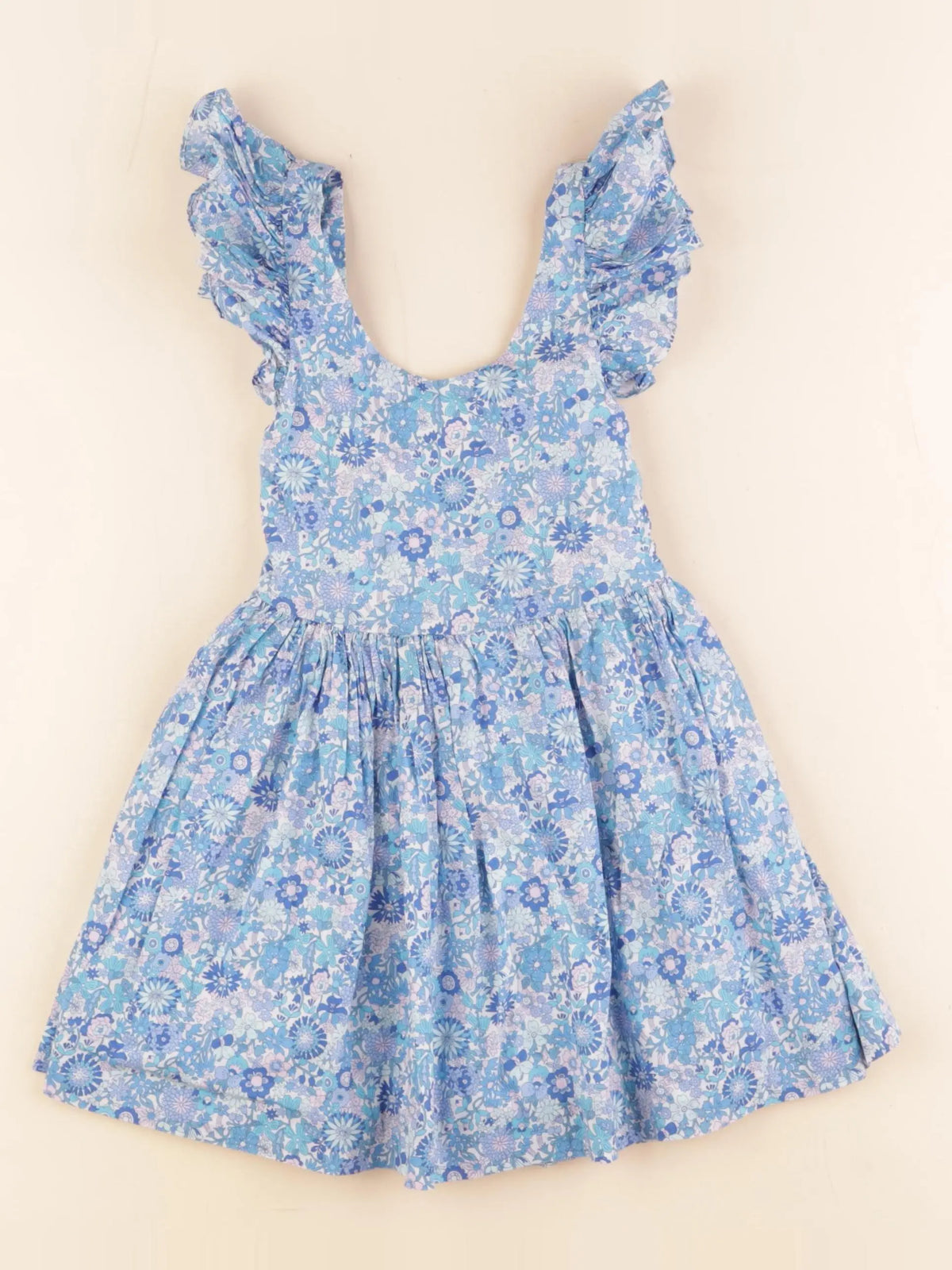Jacadi - robe liberty bleu - 3 ans