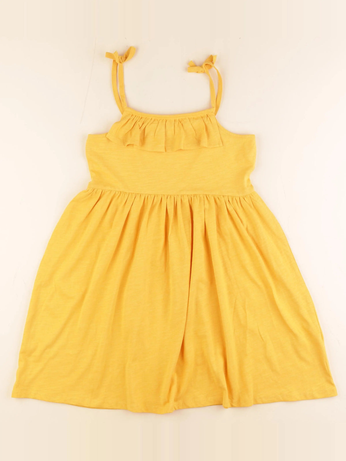 Vertbaudet - robe jaune - 10 ans