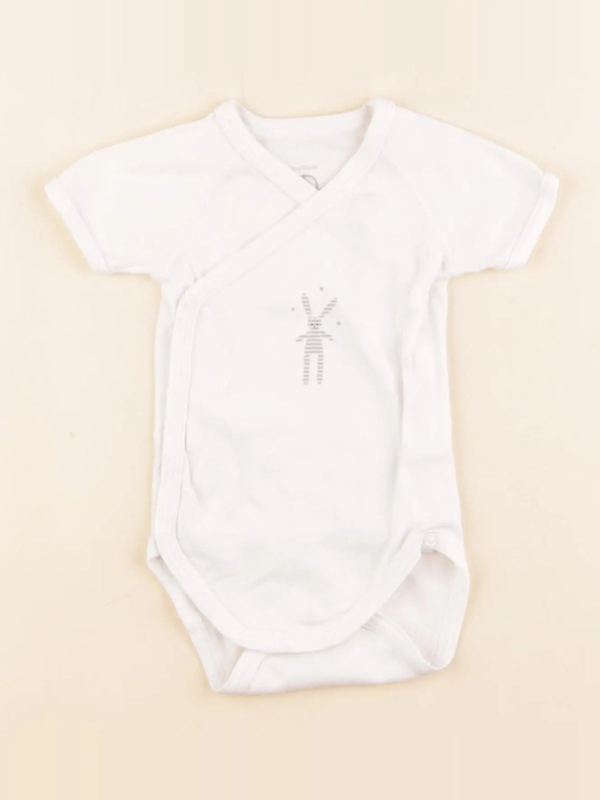 Petit Bateau - body blanc - 3 mois