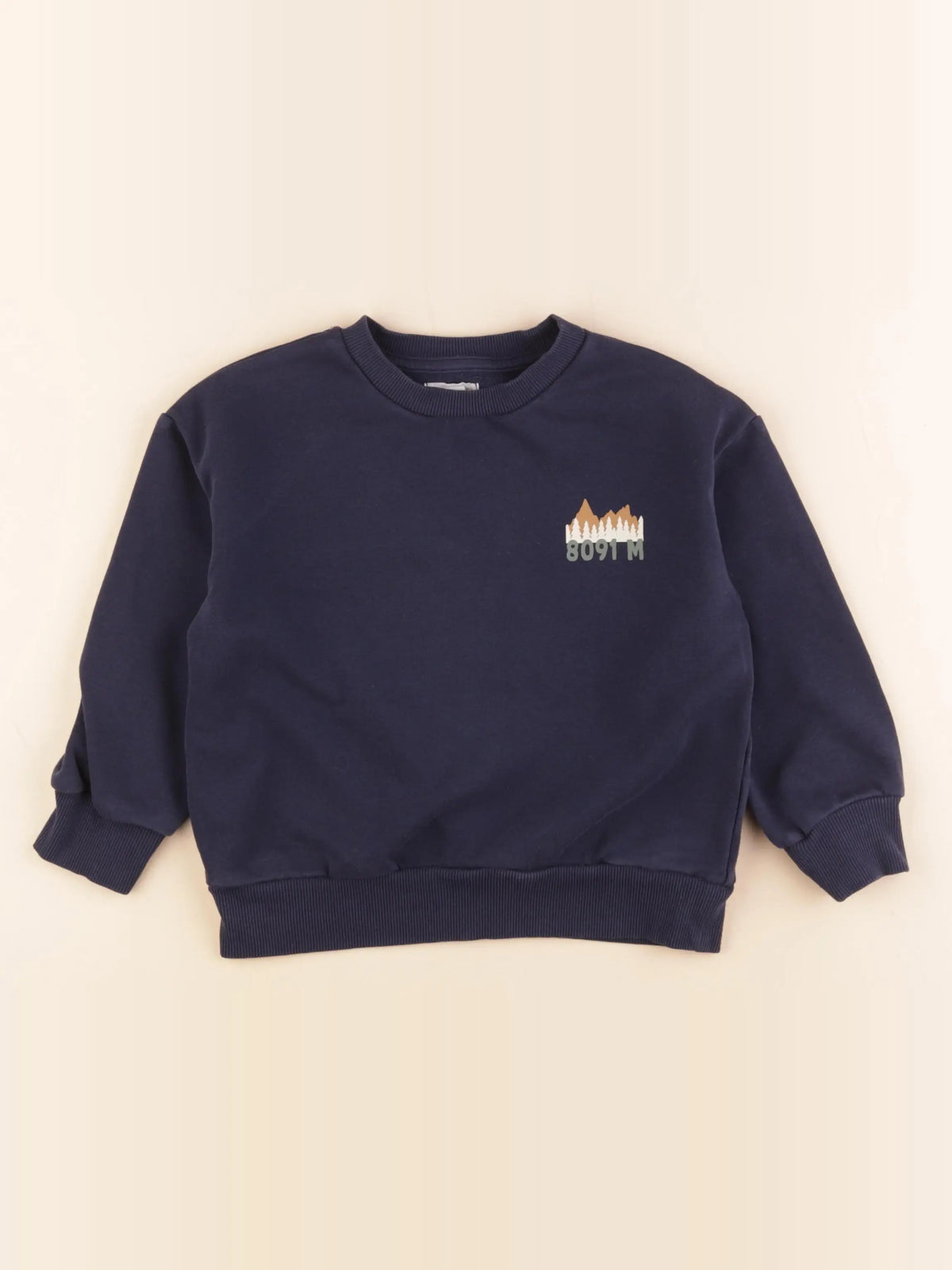 Vertbaudet - sweat bleu - 5 ans