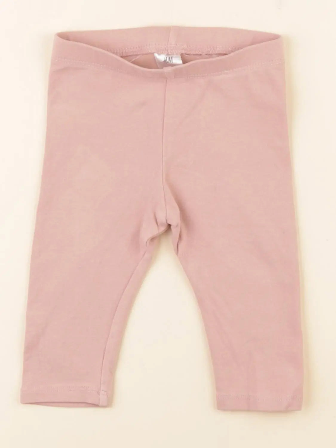 H&M - legging rose - 4/6 mois