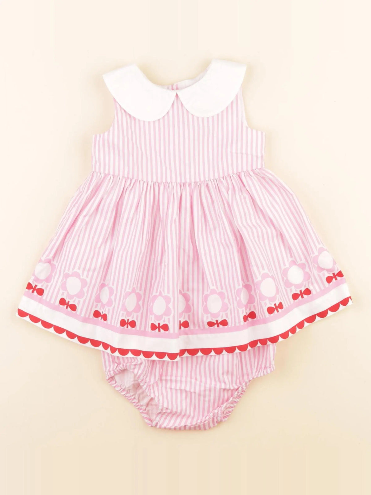Jacadi - robe rose - 6 mois