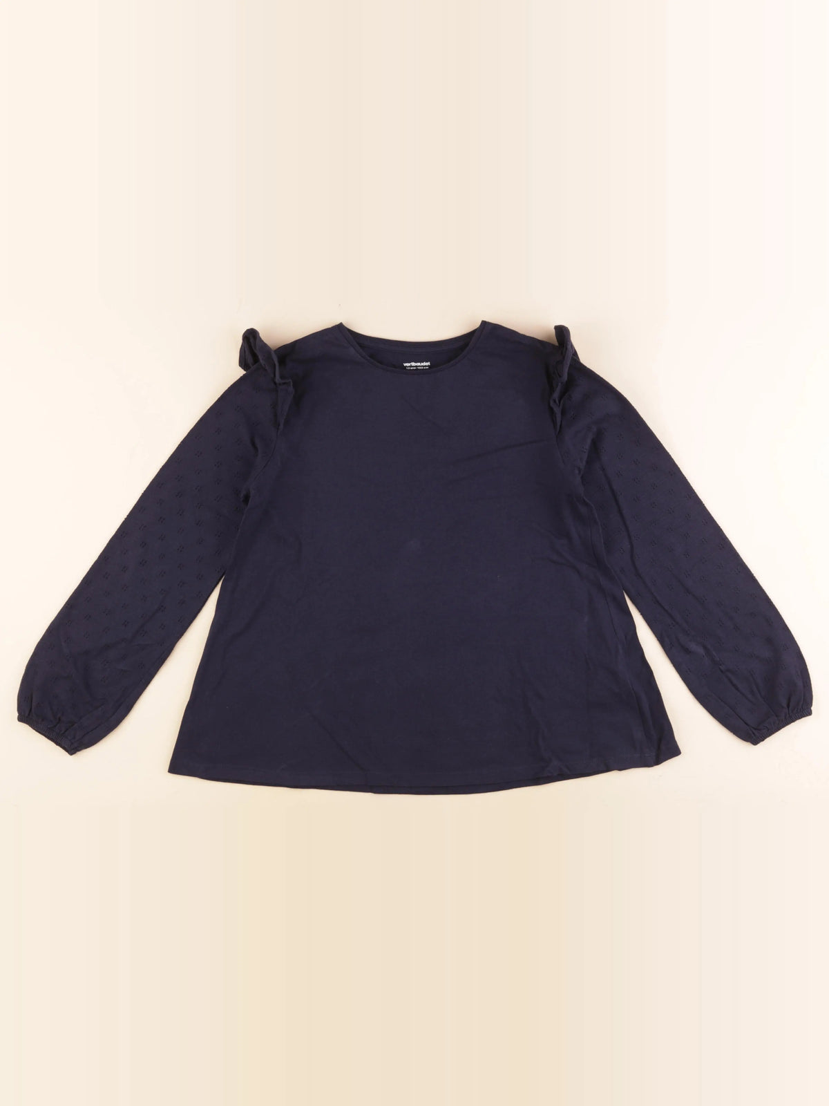 Vertbaudet - tee-shirt bleu - 12 ans