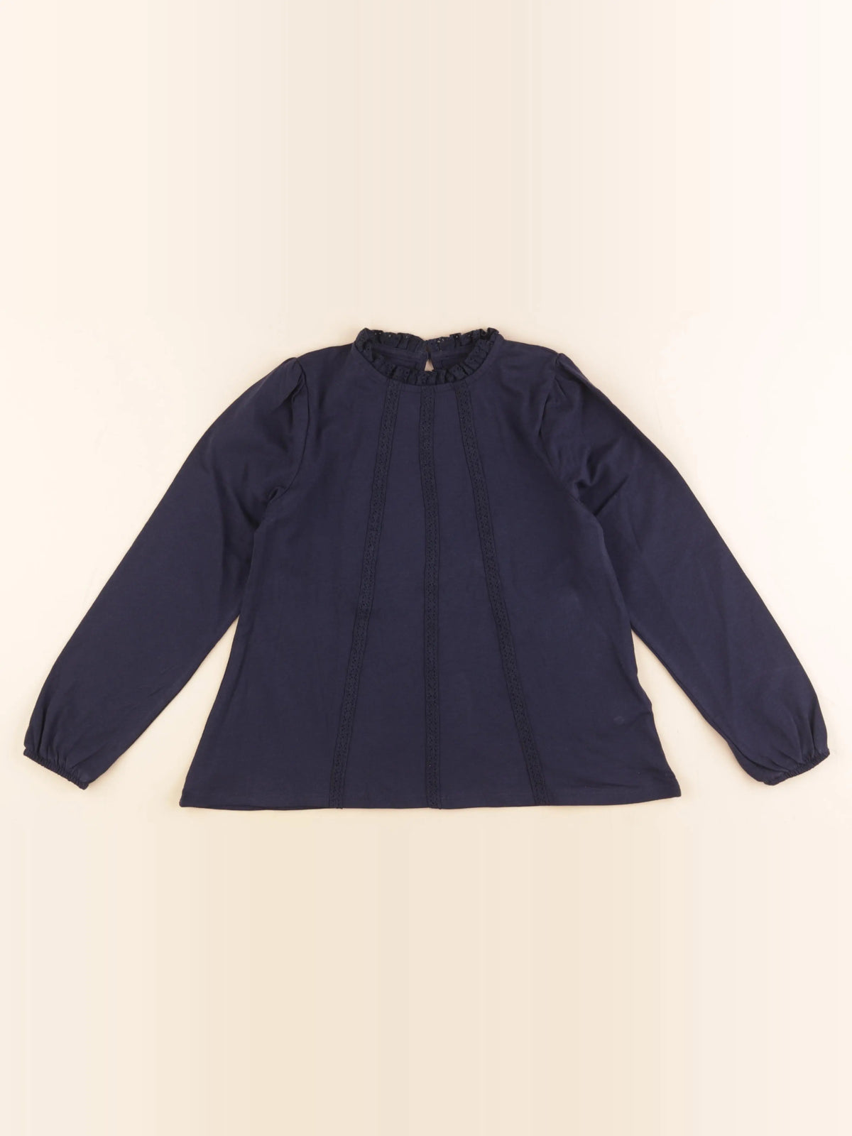 Vertbaudet - tee-shirt bleu - 8 ans