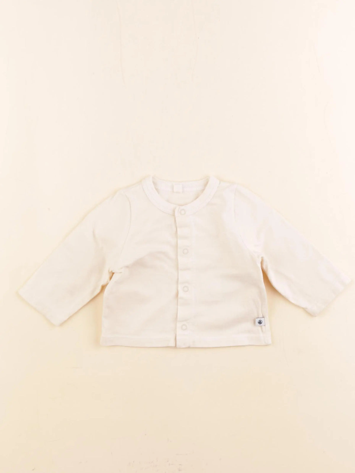 Petit Bateau - tee-shirt beige - 3 mois