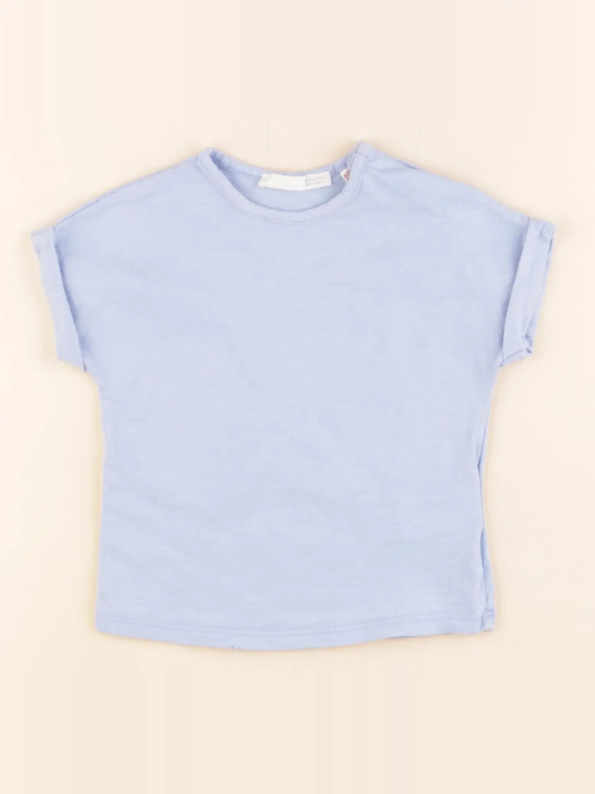 Zara - tee-shirt bleu - 6/9 mois