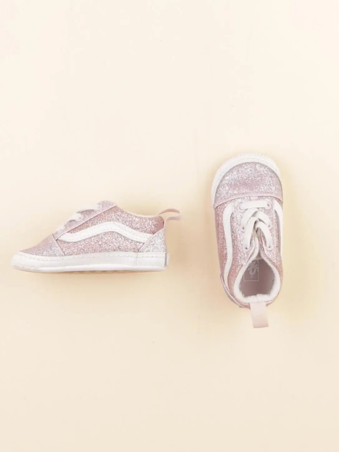 Vans - chaussons rose, argent - pointure 18