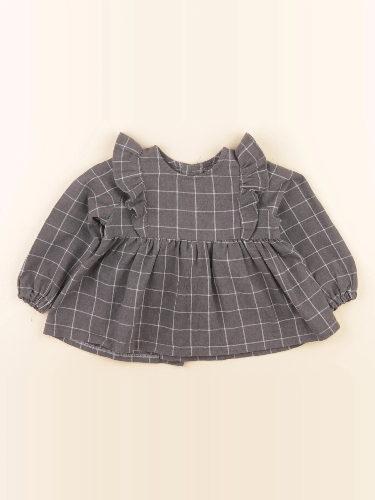 Lola Palacios - blouse gris - 2 ans