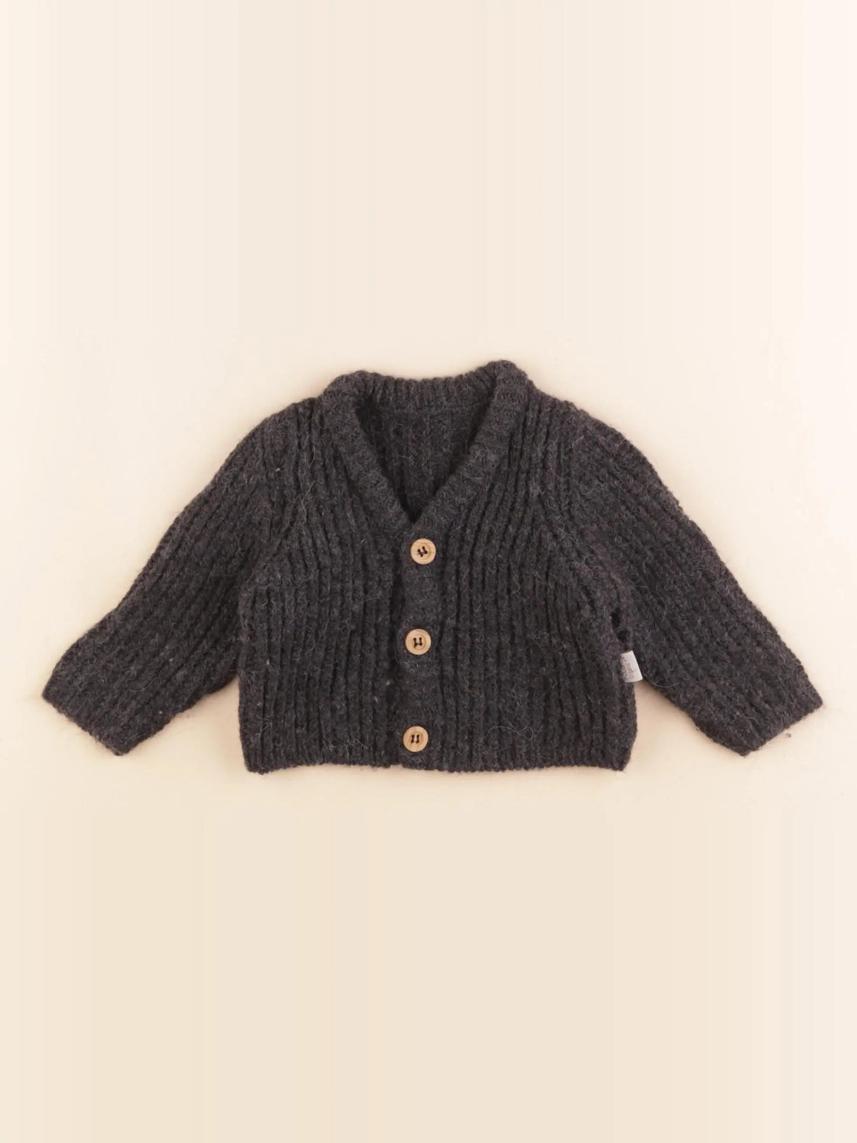 Poudre Organic - gilet gris - 3 mois