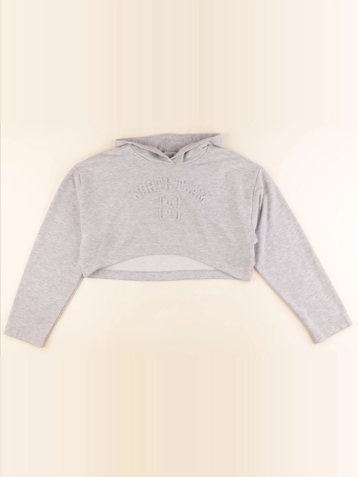 Zara - sweat court gris - 11/12 ans