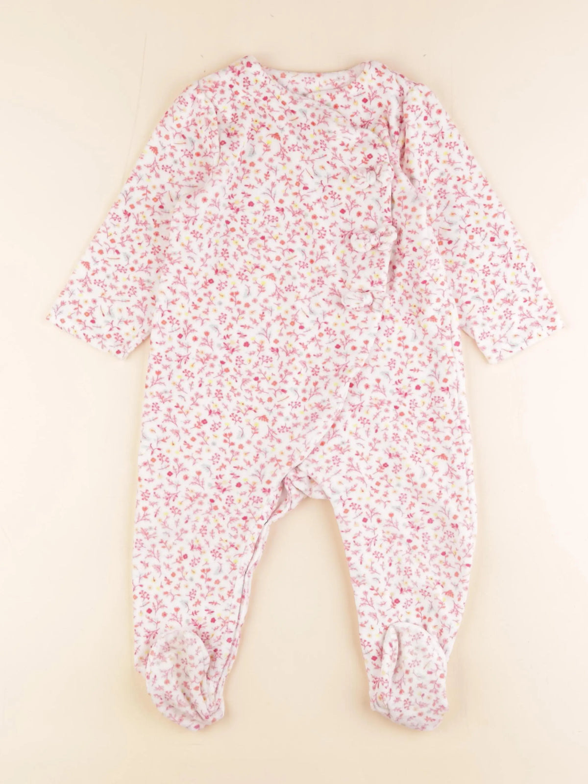 Tape à l'oeil - pyjama velours multicolore - 24 mois