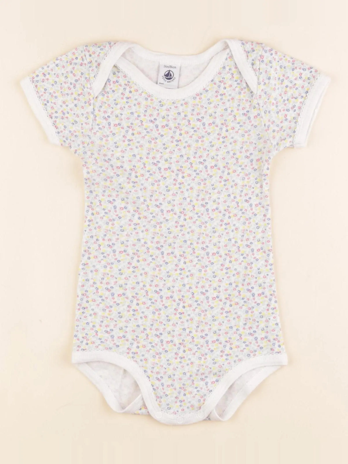 Petit Bateau - body multicolore - 24 mois