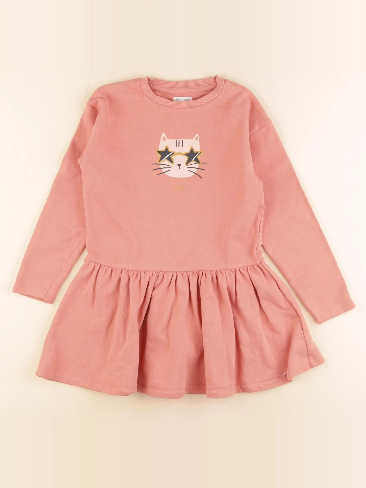 Vertbaudet - robe rose - 8 ans