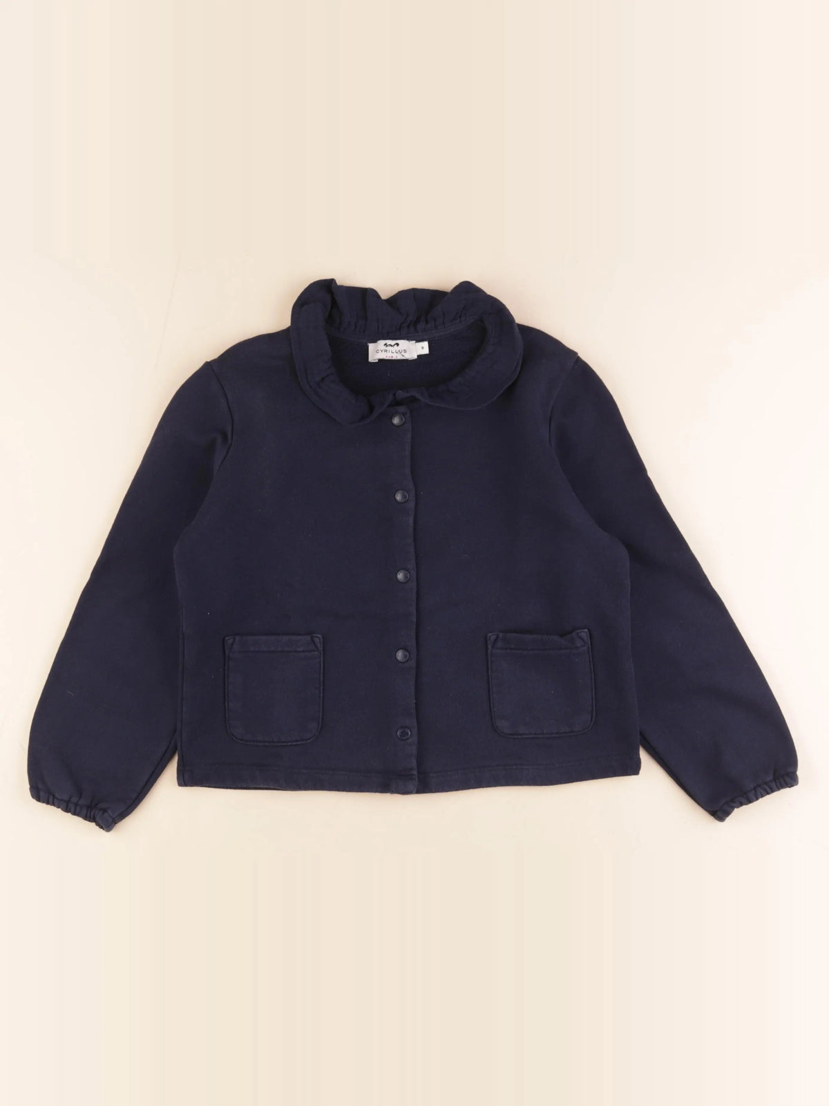 Cyrillus - gilet bleu - 8 ans