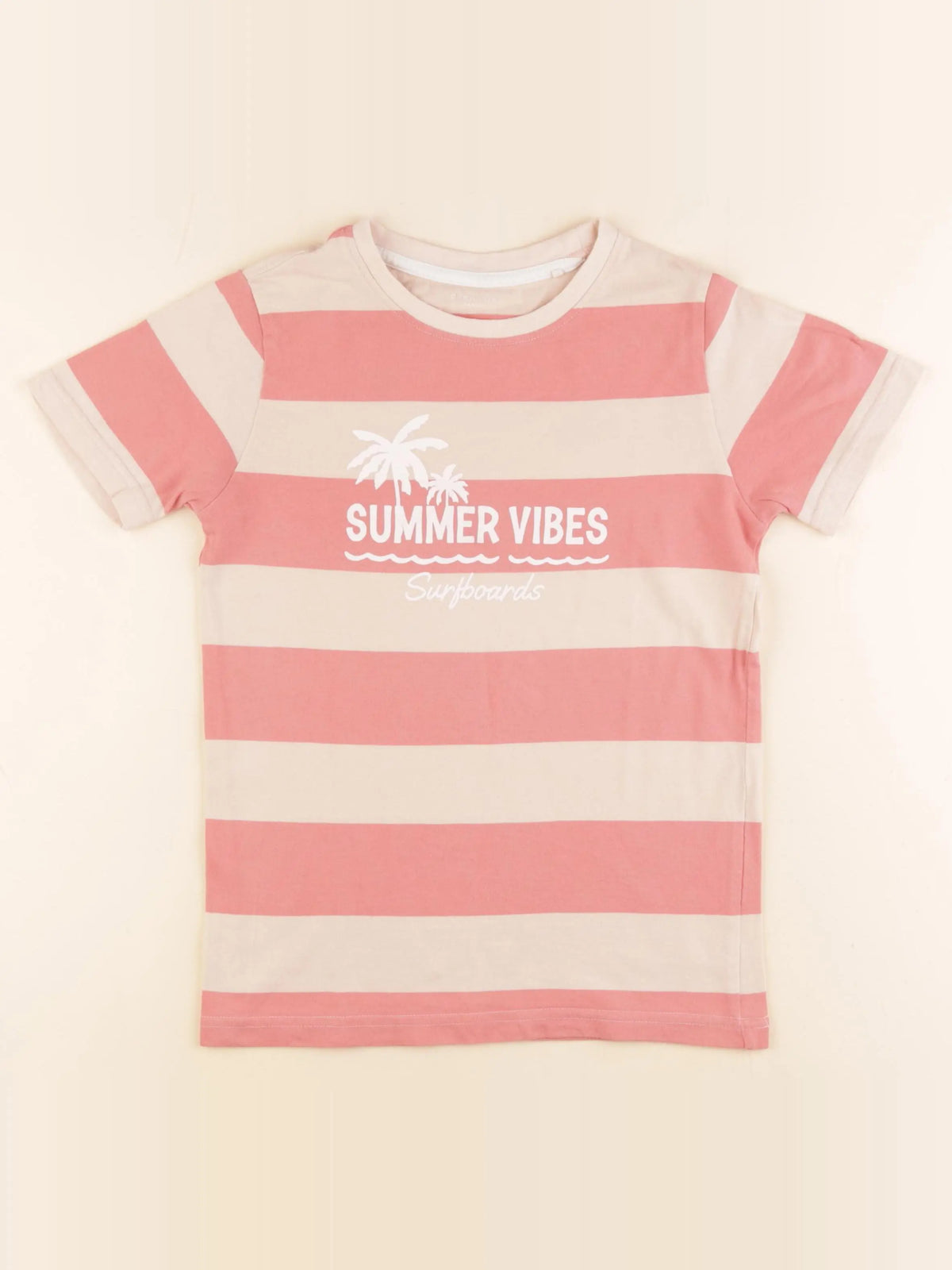 Cyrillus - tee-shirt rose - 10 ans