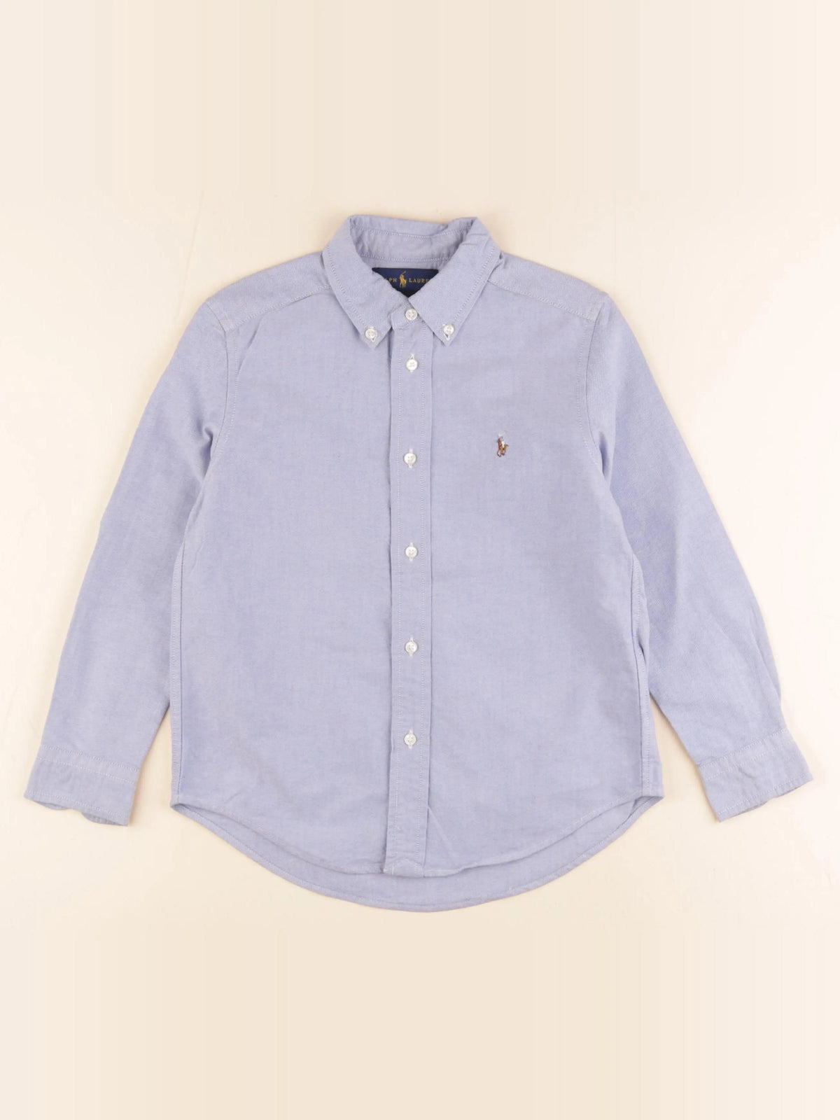 Ralph Lauren - chemise bleu - 6 ans